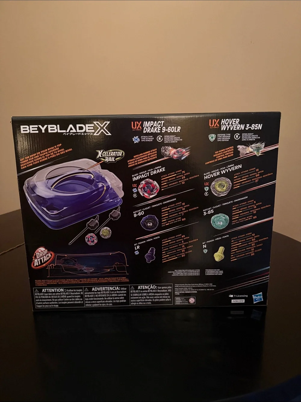 Beyblade X Drop Attack Battle Set Action Game